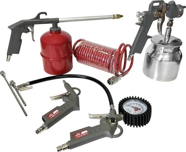 Компрессор поршневой СБ4/С-50.AB365A с набором пневмоинструмента KIT UNI-7B